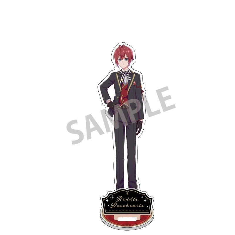 

Twisted Wonderland Acrylic Figure Stand Model Plate Desk Decor Cosplay Azul Leona Jade Floyd Keychains