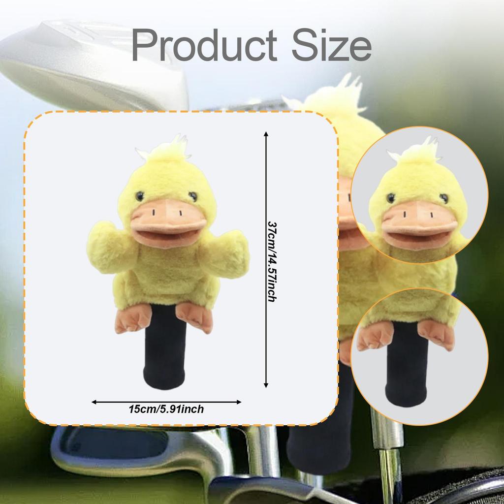 Zwierzęca Poszewka na Główkę Kija Golfowego Pokrowiec na Kij Ochrona Urocza Zabawna, Ochraniacz na Driver dla Mężczyzn