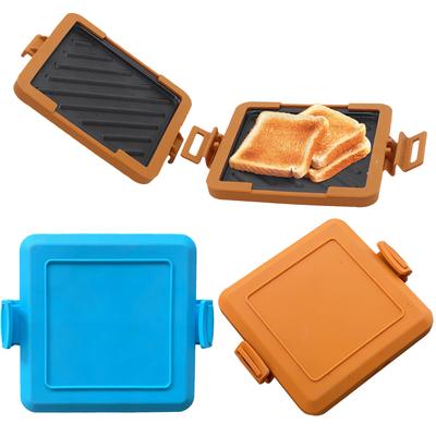 Microwave Sandwich Maker Time Saving Wireless Waffle Maker Microwave Oven Breakfast Machine for Dessert Sandwiches Breakfast