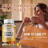 Natural Vitamin D3+K2 Capsules, Containing Organic Coconut Oil, Beneficial for Bone and Teeth Health.