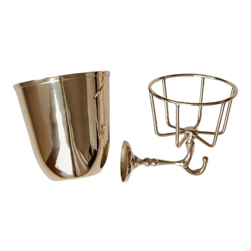 62KD Decorative Wall Mounted Metal Vessel Flower Vase for Stylish Interior Styling