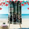 Name Custom Ateez Print Beach Towel, Large Soft Quick Dry Towel for Beach Camping Swimming