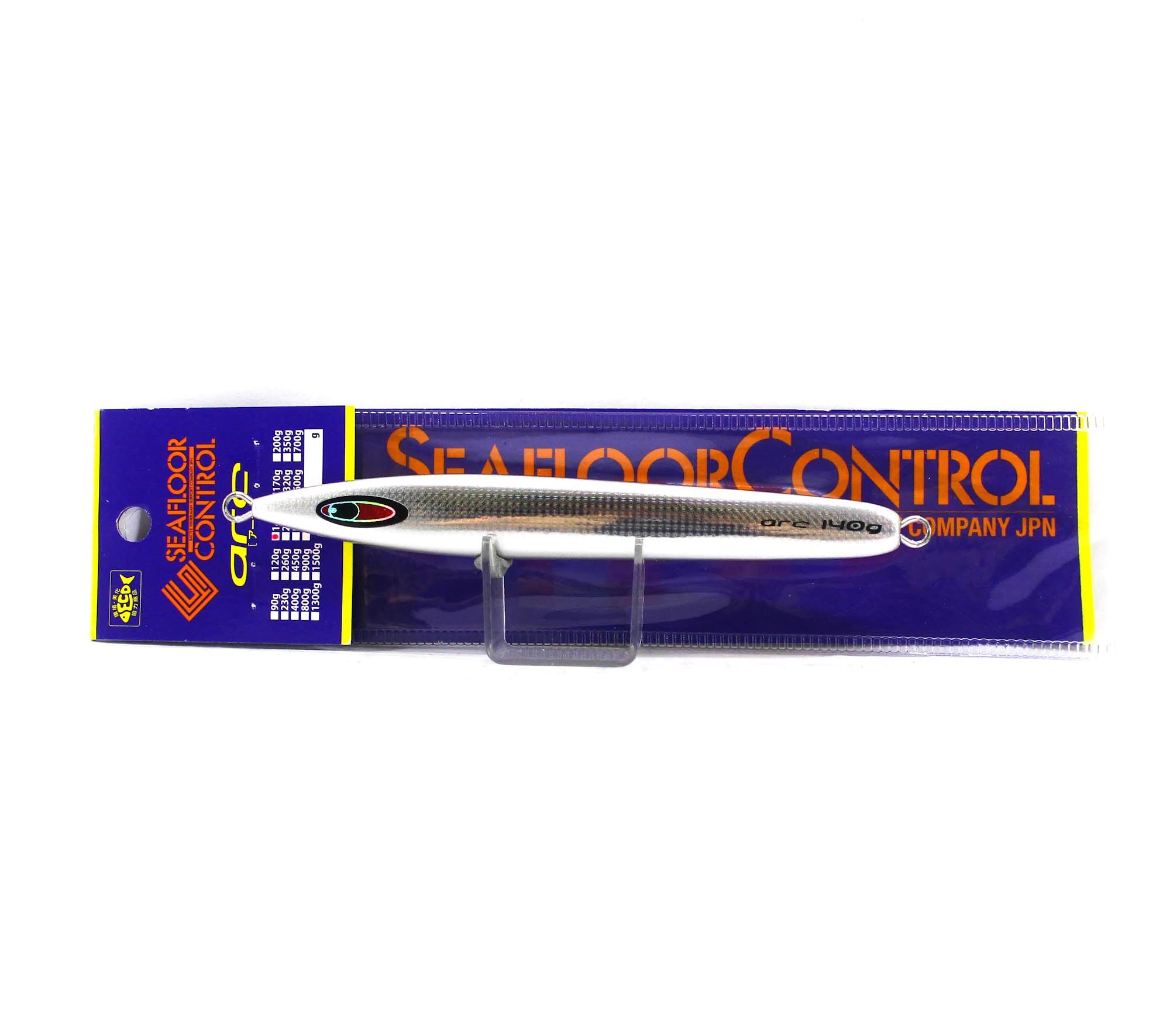 Seafloor Control Metal Jig Arc 140 grams Zebra Orange GR (7508)