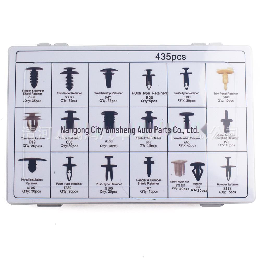 435PCS Universal Bumper Clips for Ford, Toyota, Nissan Cars