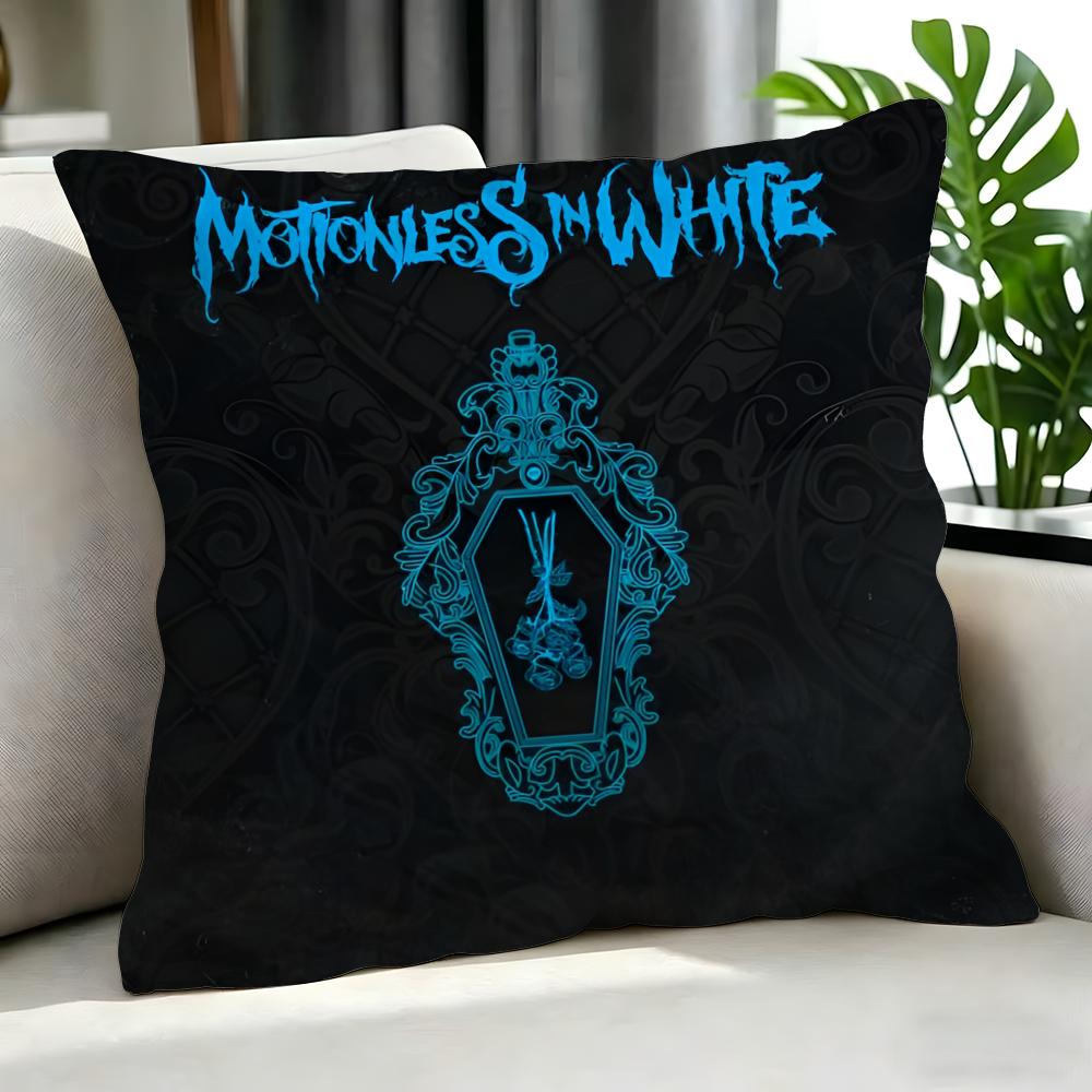Band MMotionless In White Cushion Cover Cushion Cover Set Pcs x x x Pillowcase Decorative Sofa Home Decor