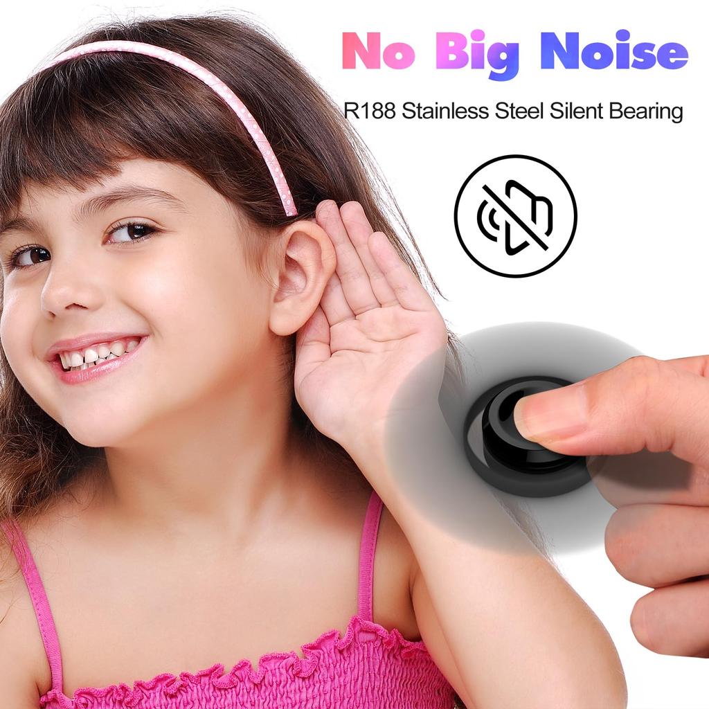 Brinquedos Spinner Fidget Arco-Íris Metal UFO Pequenos Spinners de Dedo Portáteis Presente para Crianças Adultos Pião Foco Mesa Ponta do Dedo