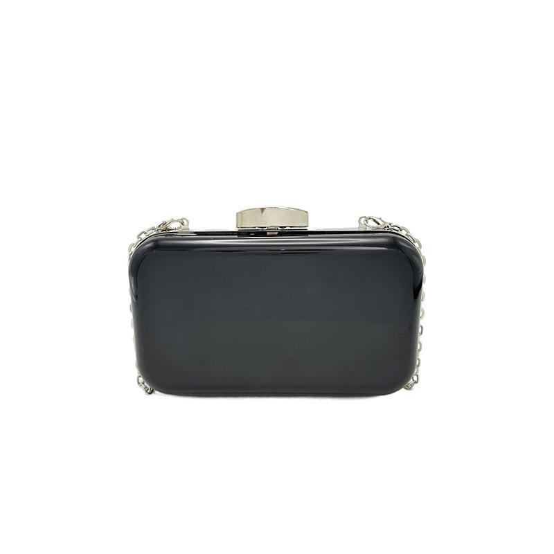 Niche Candy Color Small Bag 2025 New European and American Fashion Women's Acrylic Shoulder Chain Box Bag