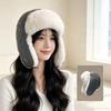 Winter Knit Trapper Hat Fleece Lined Thickened Earflap Beanie Windproof Warm Cold Weather Cap
