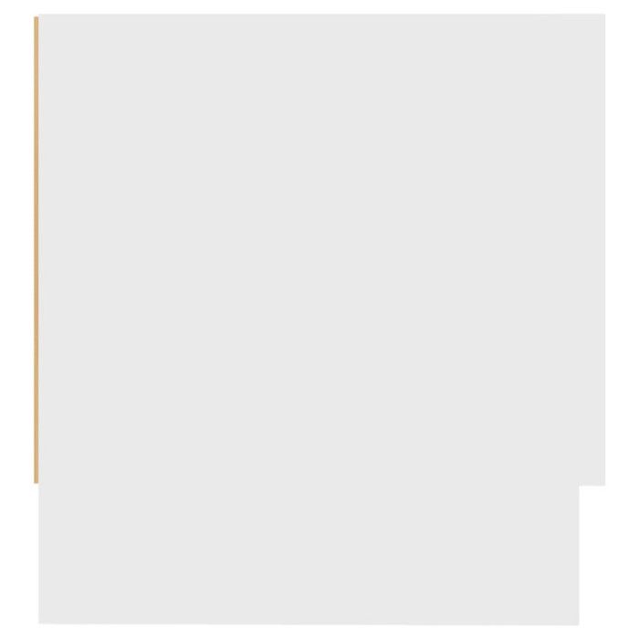 VidaXL Garde-robe Blanc 100x32,5x35 cm Aggloméré