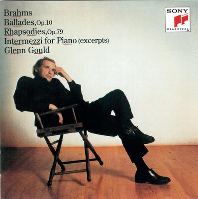 CD GLENN GOULD JOHANNES BRAHMS  Ballades Op.10 Rhapsodies Op.79 SRCR2072 Sony Classical 1996 Japan Classical Used