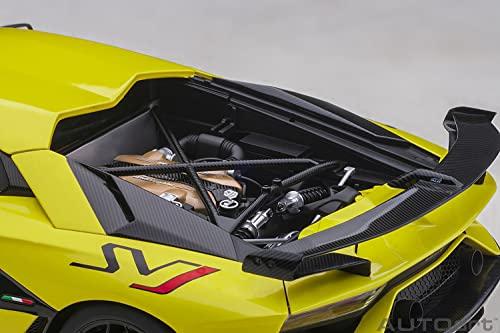 AUTOart 1/18 Lamborghini Aventador SVJ Pearl Yellow Finished Product
