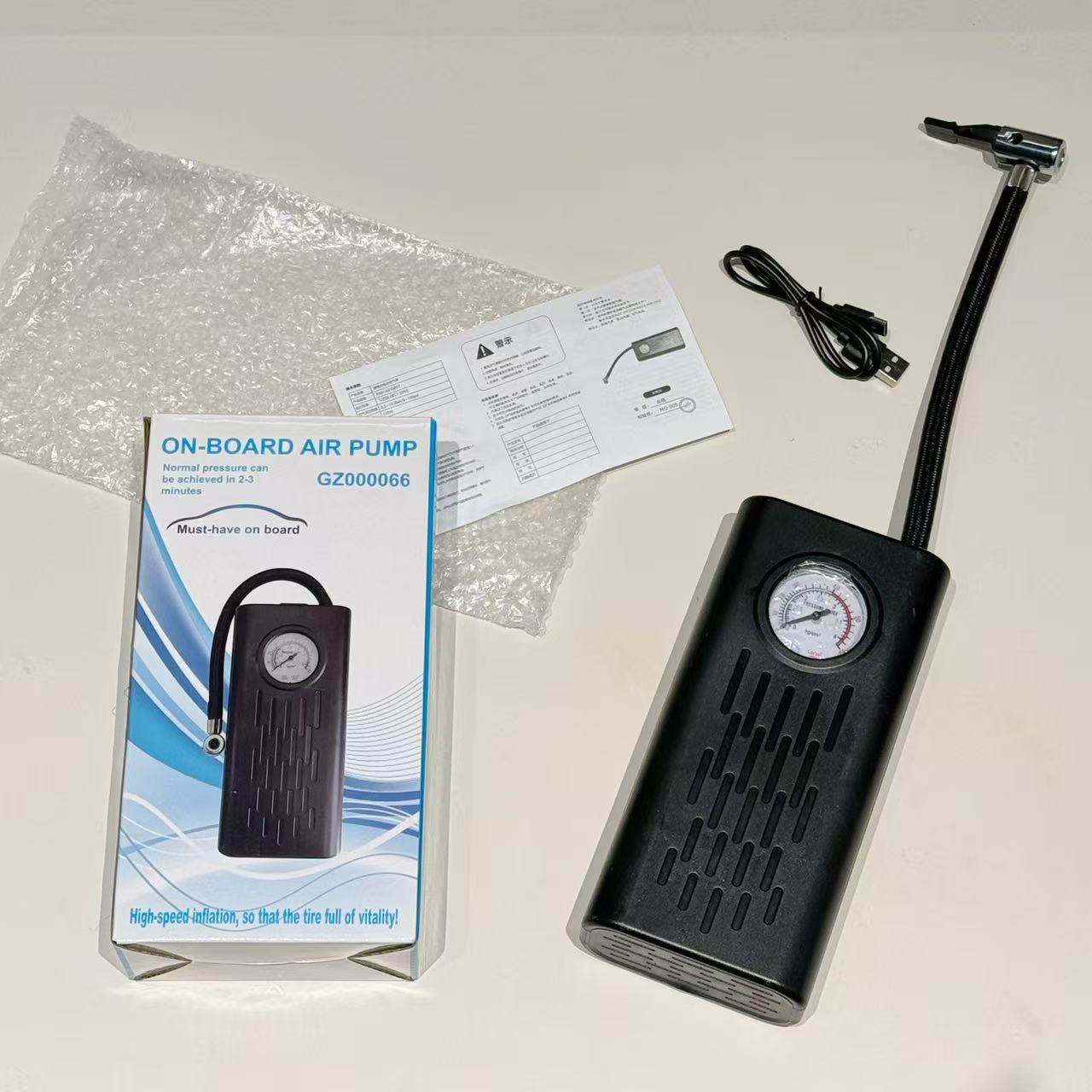 Беспроводной электрический автомобильный воздушный насос - Портативный умный шинный насос