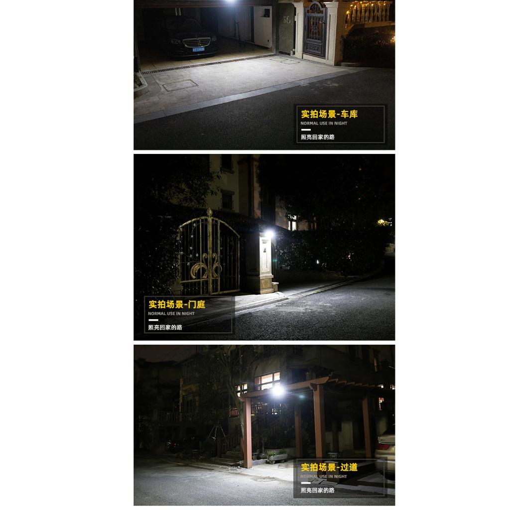 LED Solar Wall Light, Fake Security Camera Lamp, Motion Sensor, Waterproof Outdoor Garden Courtyard Solar Flood Light