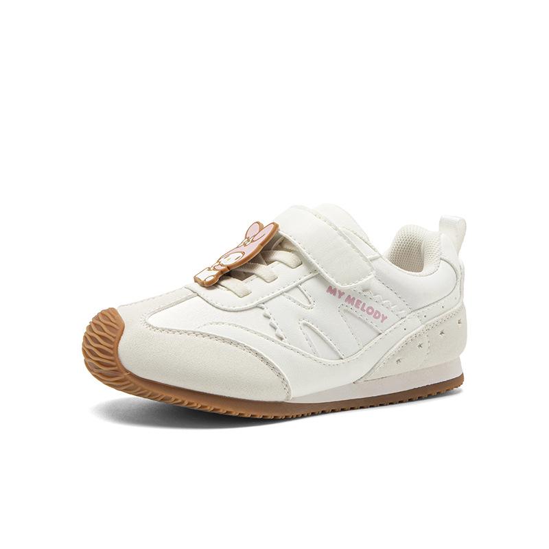 Girls' Autumn 2025 Non-slip Velcro Sneakers: Comfortable Melody Thin Sole Casual Trainers