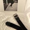 Unisex Elastic Canvas Braided Belt - Korean Style Casual Pin Buckle for All