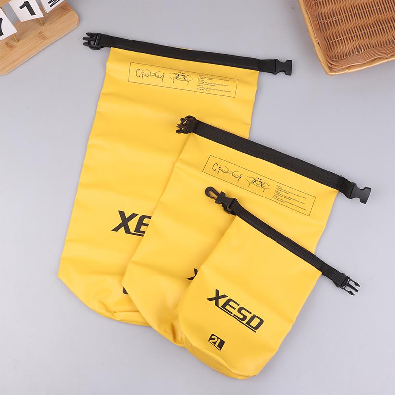 Borsa Impermeabile da Nuoto 500D Dry Sack 2/5/10L Borse Impermeabili Galleggianti per Attrezzatura Asciutta per Nautica Pesca Rafting Nuoto