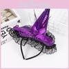 Halloween Hat Witch Headband Sparkly Party Costuming Supplies