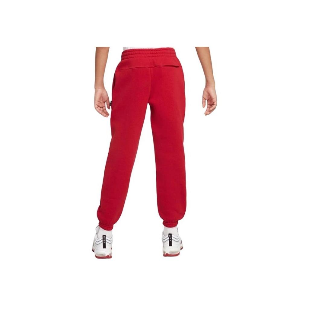 Nike Knit Sports Pants Air Fashionable And Versatile Kids Bottoms Red FD3216-687