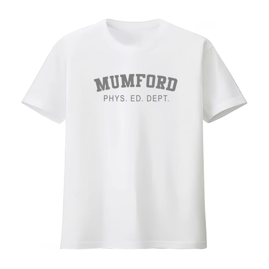 Mumford Phys Ed Dept T Shirt Vintage Style Vintage Casual Fashion Slightly Breathable Unisexs Clothing Womens Summer T Shirt