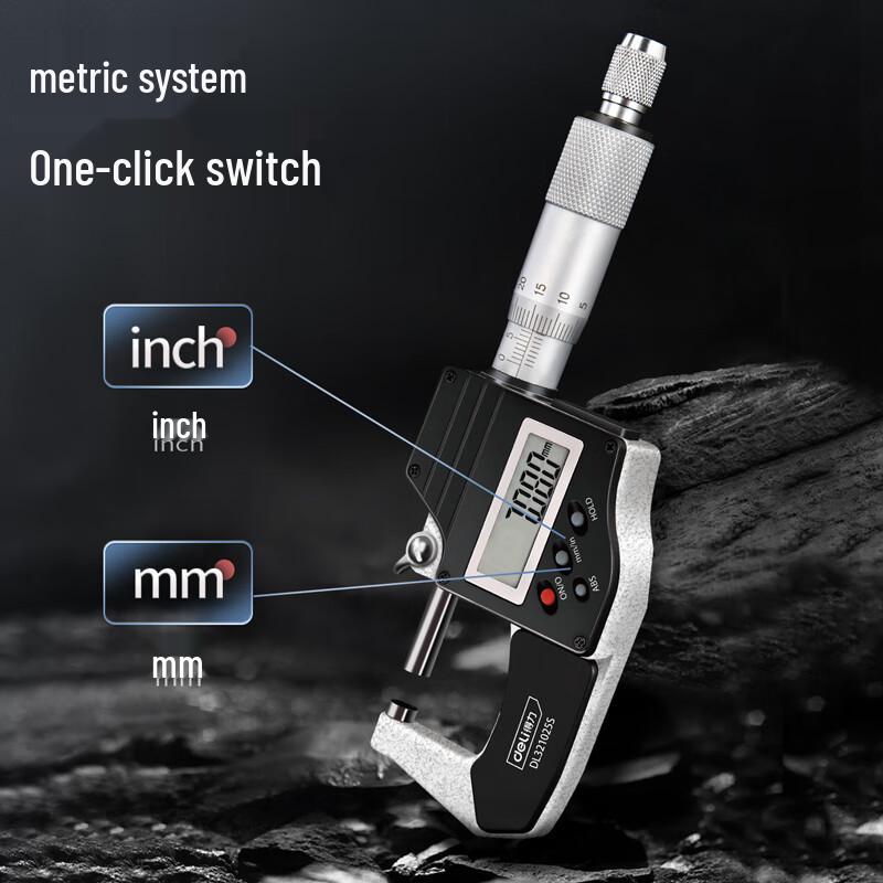 Deli Digital Outside Micrometer