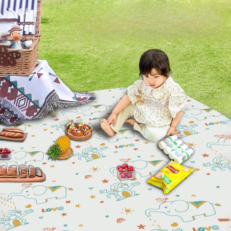 Outdoor Disposable Picnic MATS, Moisture-proof MATS, Single and Double Person Dirt Separation MATS, Thickened Lawn Floor MATS