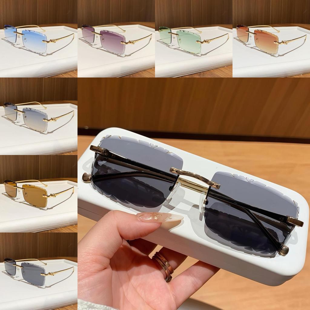 Metal Square Sunglasses With Pc Lenses For Outdoor And Party Looks