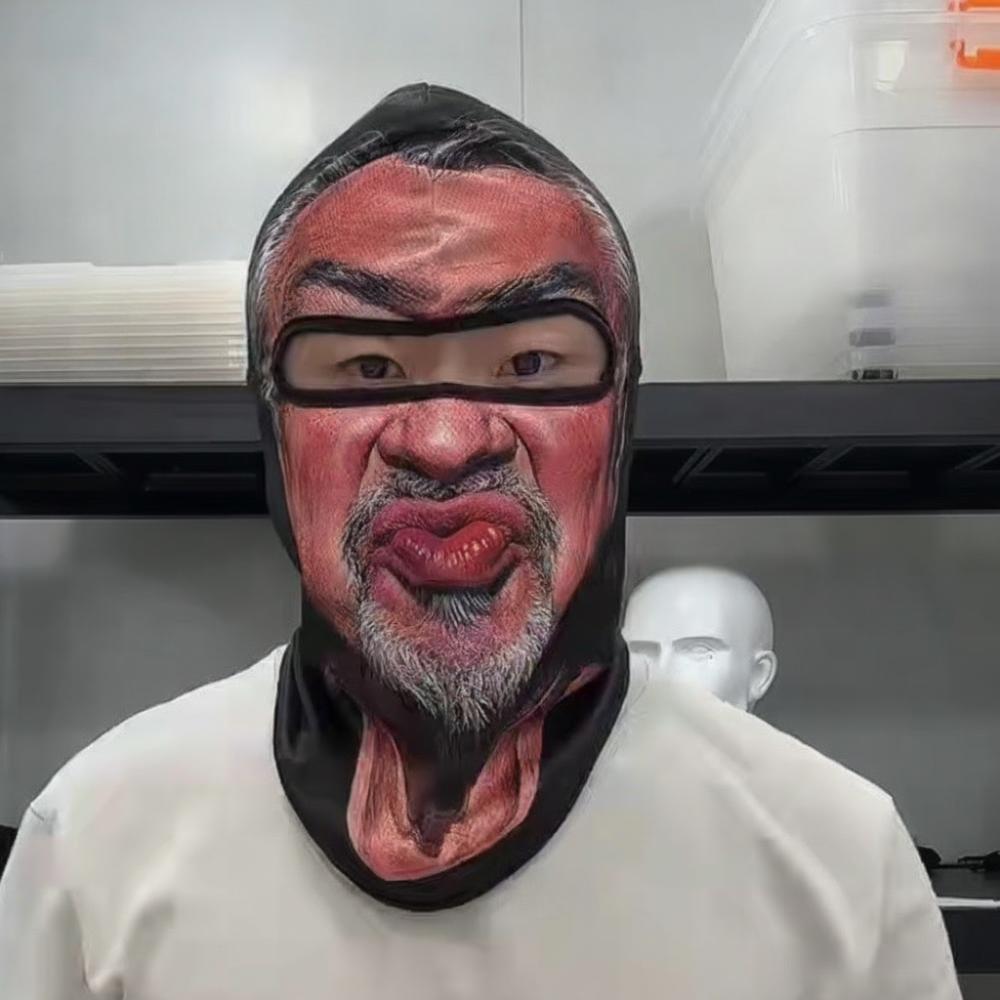 Full Coverage Winter Mask Cover Elderly Man Funny Ski Mask  Costume Parties