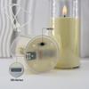Rechargeable LED Acrylic Simulated Candle with Swinging Flame - Romantic Home Ambiance