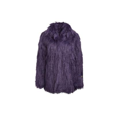 Originals Three Stripes Fur Jacket Women Jacket Tech-Purple HG6679