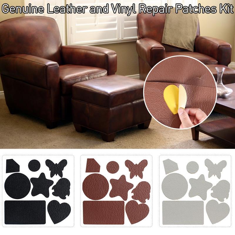 Genuine Leather And Vinyl Repair Patches Kit Grain Self Adhesive Repair Patches Kit Grain Self Adhesive