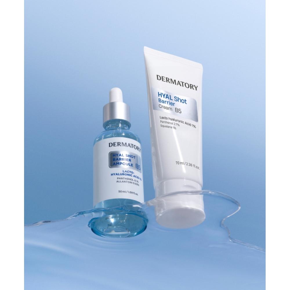 

Dermatory [set Moisture Barrier] Dermatory Hyalshot Barrier Ampoule 50ml+Cream 70ml [free] Hyalshot Cream 10ml FREE