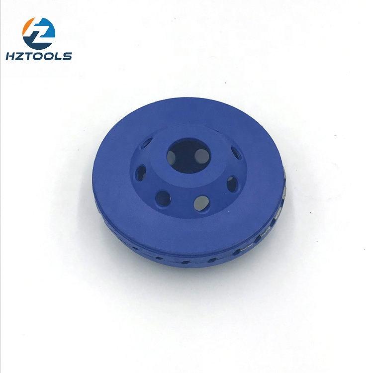 Granite Stone Concrete Floor 100*22.23mm 4in*7/8in Turbo Diamond Abrasive Disc Cup Grinding Wheel Medium Hardness