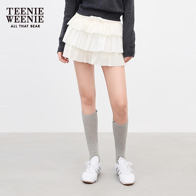 Teenie Weeniebearnova Asymmetrical Tiered Mini Skirt M