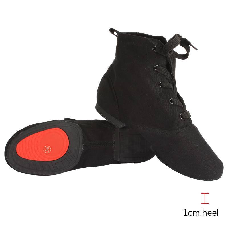 Damskie Buty do Tańca Treningowe Trampki Taneczne Jazzowe Wysokie dla Dorosłych Dzieci Baletki Płócienne Buty Jazzowe Miękka Podeszwa Danc