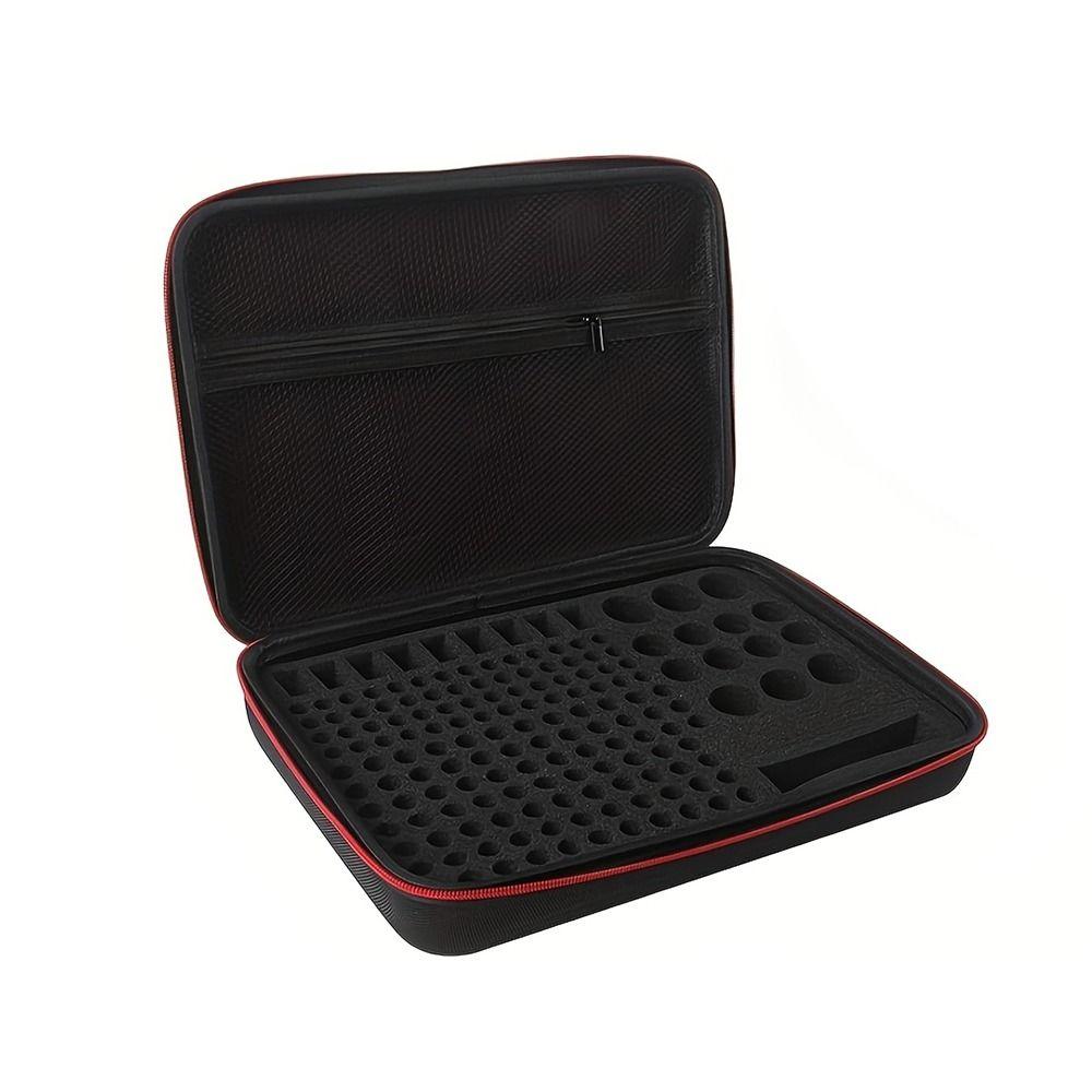 Portable Waterproof Battery Organizer Shockproof Universal Storage Box Large Capacity Carrying Case Travel