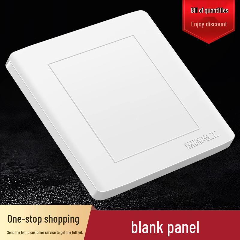 

86-Type Electrician Concealed Wall Switch & Socket Panel with USB, Multi-Hole Power, and 16A Air Conditioner Support