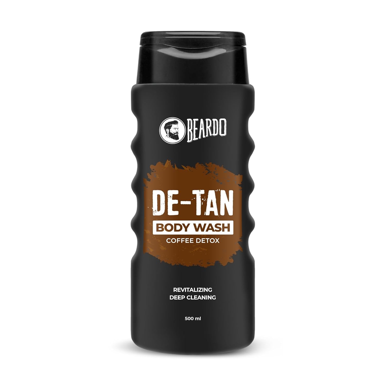 Beardo De-Tan Body Wash for Men 500ml Pack of 1 | Coffee & Aloe Extracts | Refreshing Daily Shower Gel