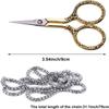 Retro Needlework Office Supplies Sewing Shears Fabric Cutter Tailor Scissors Embroidery Stainless Steel Sewing Scissors