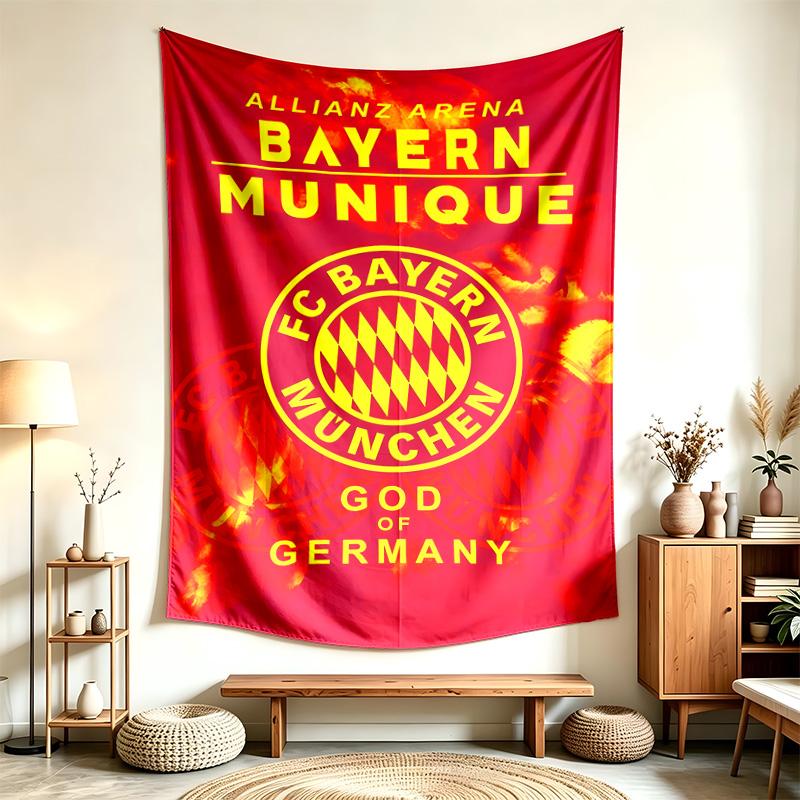 FC Bayern Munich (5) Tapestry Suitable For Decorating Homes Dorms And Bedrooms Soft To The Touch And A Perfect Gift For Friends And Family