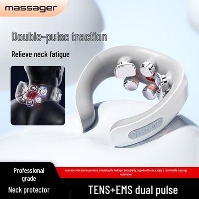 Smart Cervical Massager with Heat & Dual-Pulse Vibration