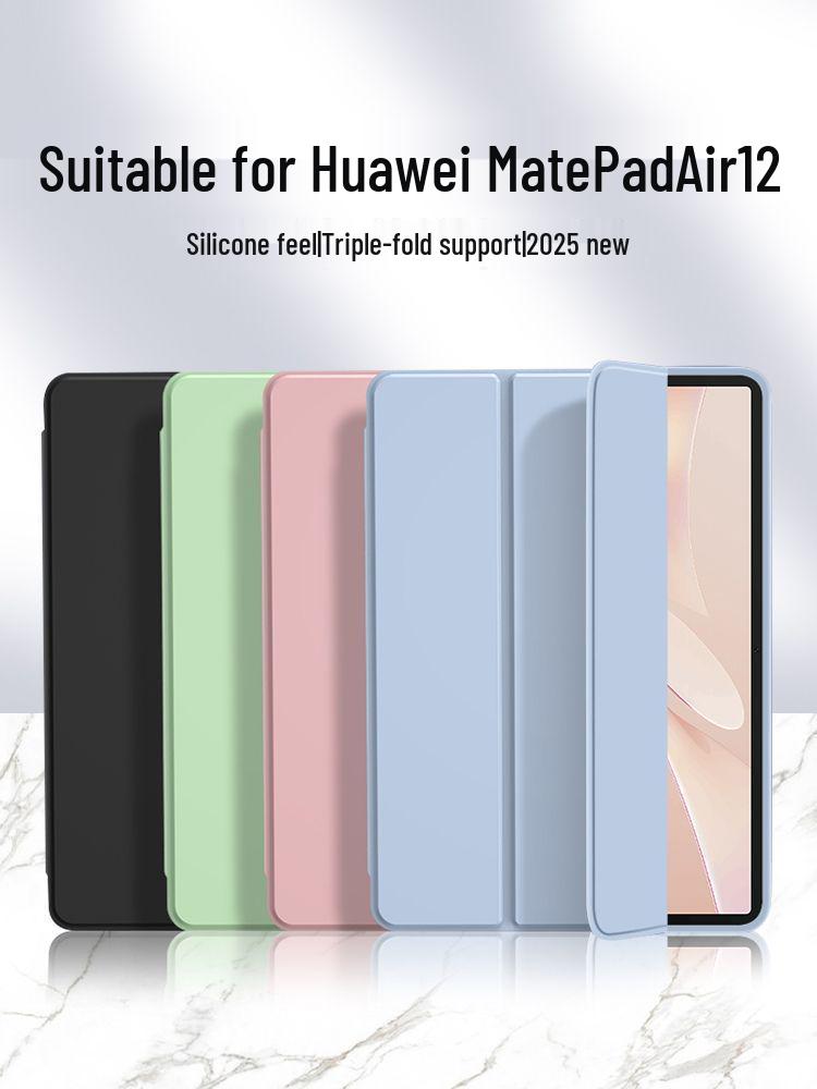 Huawei 2025 MatePad Air 12" Silikon Tri-Fold Hülle