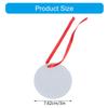 Creative Christmas Tree Ornament Transparent Blank Acrylic Pendant Easy To Assemble Decoration for Holiday Gifting