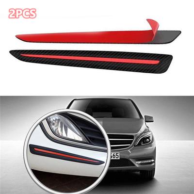 Tira de protecci/ón lateral de parachoques de coche 6 piezas de parachoques labio protector contra ara/ñazos Splitter Deflector Spoiler Pin Panel