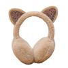 Fashionable Ear Muffs for Women Girl with Cat Ear Folding Comfortable Ear Protectors for Easy Storage Winter Headwear