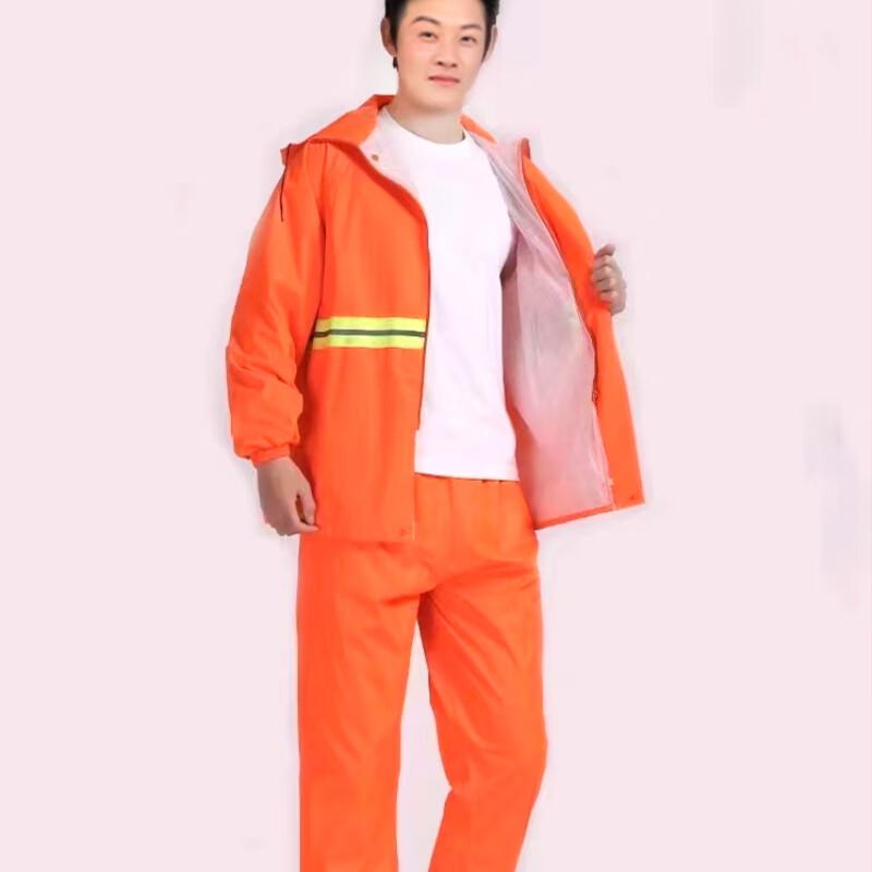 Reflective Delivery & Work Raincoat