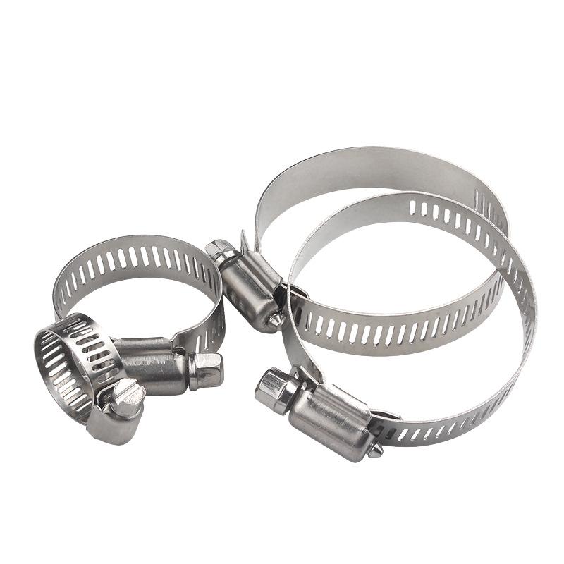 304 Stainless Steel Hose Clamp for Firefighting and Gas Pipe Fixing