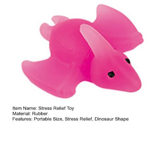 Mini Dinosaur Squeeze Toy Anxiety Relief Cartoon Dino Sensory Toy Soft Stretchy Stress Ball Home Office Worker Relaxation Tool