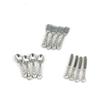 12Pcs/Set 1:12 Dollhouse Miniature Accessories Fork Knife Soup Spoon Tableware Simulation Kitchen Food Furniture Toys