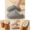 Comfortable New Style Pure Color Faux Suede Home Slippers For Women And Men Ideal For Warmth And Non-slip Durability In Multiple Sizes