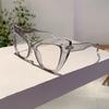 Oversized Cat Eye Glasses Women Stylish Vintage Blue Light Blocking Eyewear Butterfly Shaped Candy Color Rim Eyeglasses